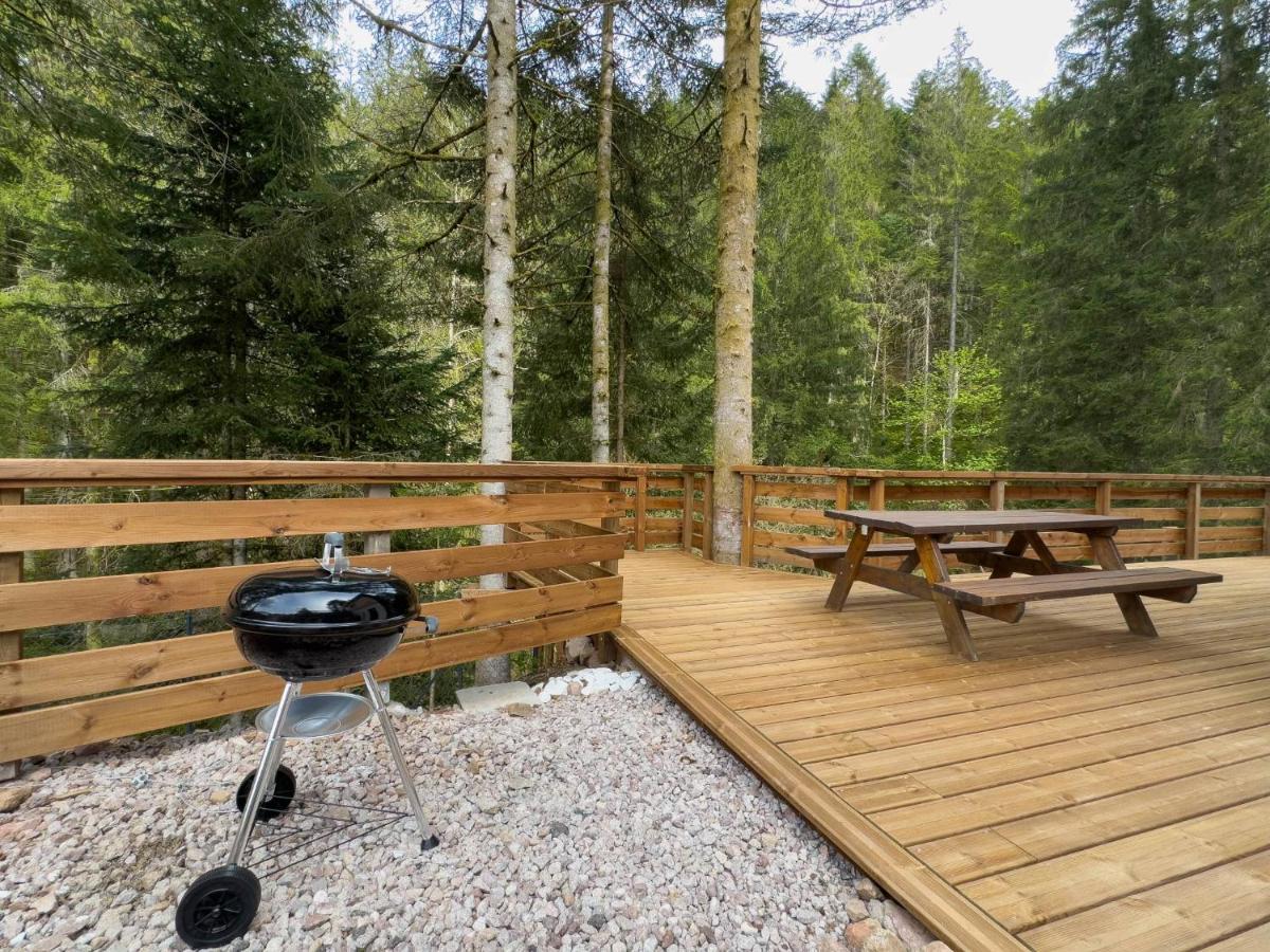 Le Refuge Perche Du Saut De La Bourrique Spa, Terrain Cloture Жерарме Экстерьер фото