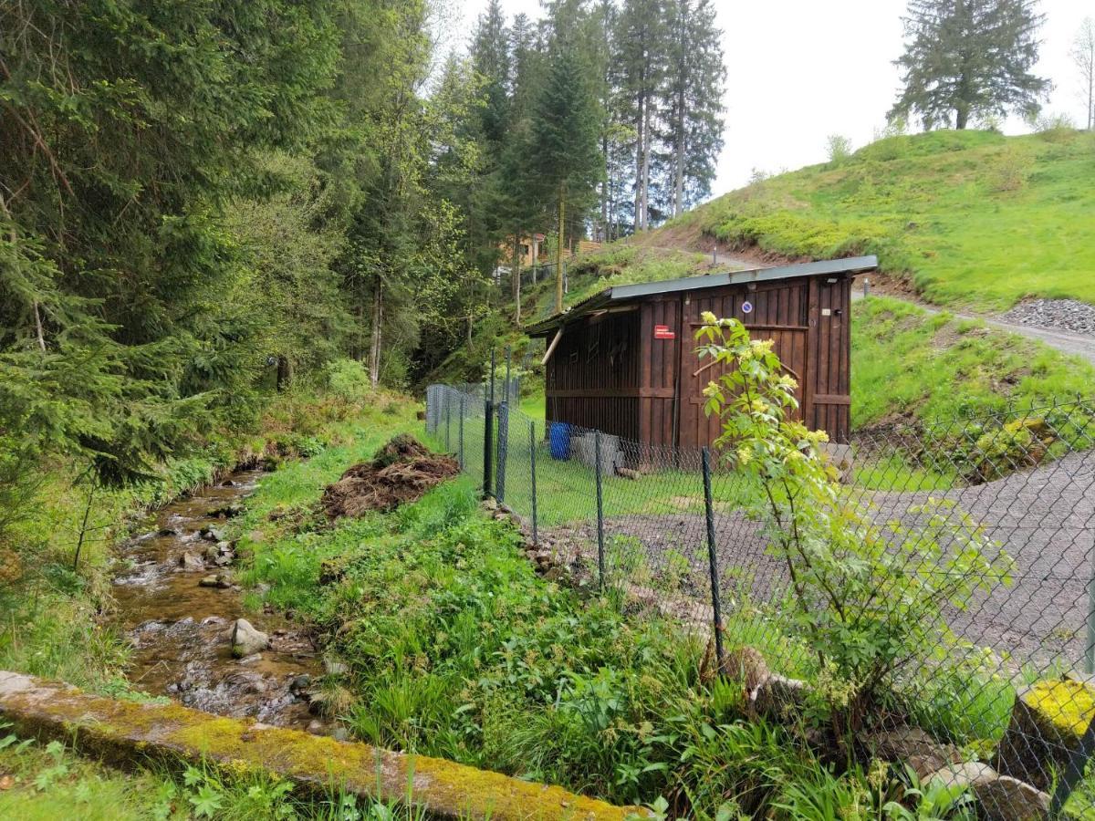 Le Refuge Perche Du Saut De La Bourrique Spa, Terrain Cloture Жерарме Экстерьер фото