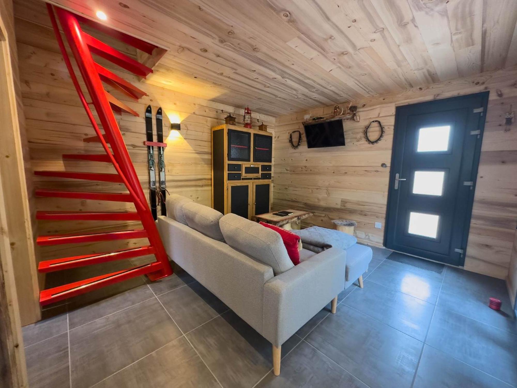 Le Refuge Perche Du Saut De La Bourrique Spa, Terrain Cloture Жерарме Экстерьер фото